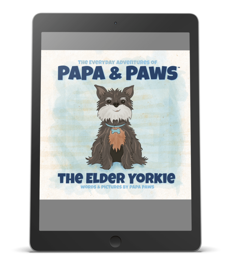 The Elder Yorkie Ereader Mockup