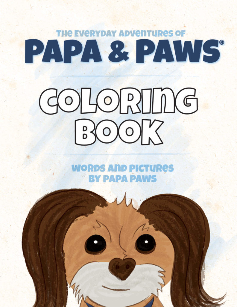 Papa Paws Love Coloring Book THUMB